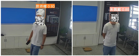 AI視頻聯(lián)網報警系統(tǒng) 廚師帽識別報警 安全帽佩戴識別報警 口罩識別報警 手機使用識別報警 AI視頻聯(lián)網報警系統(tǒng) 廚師帽識別報警 安全帽佩戴識別報警 口罩識別報警 手機使用識別報警